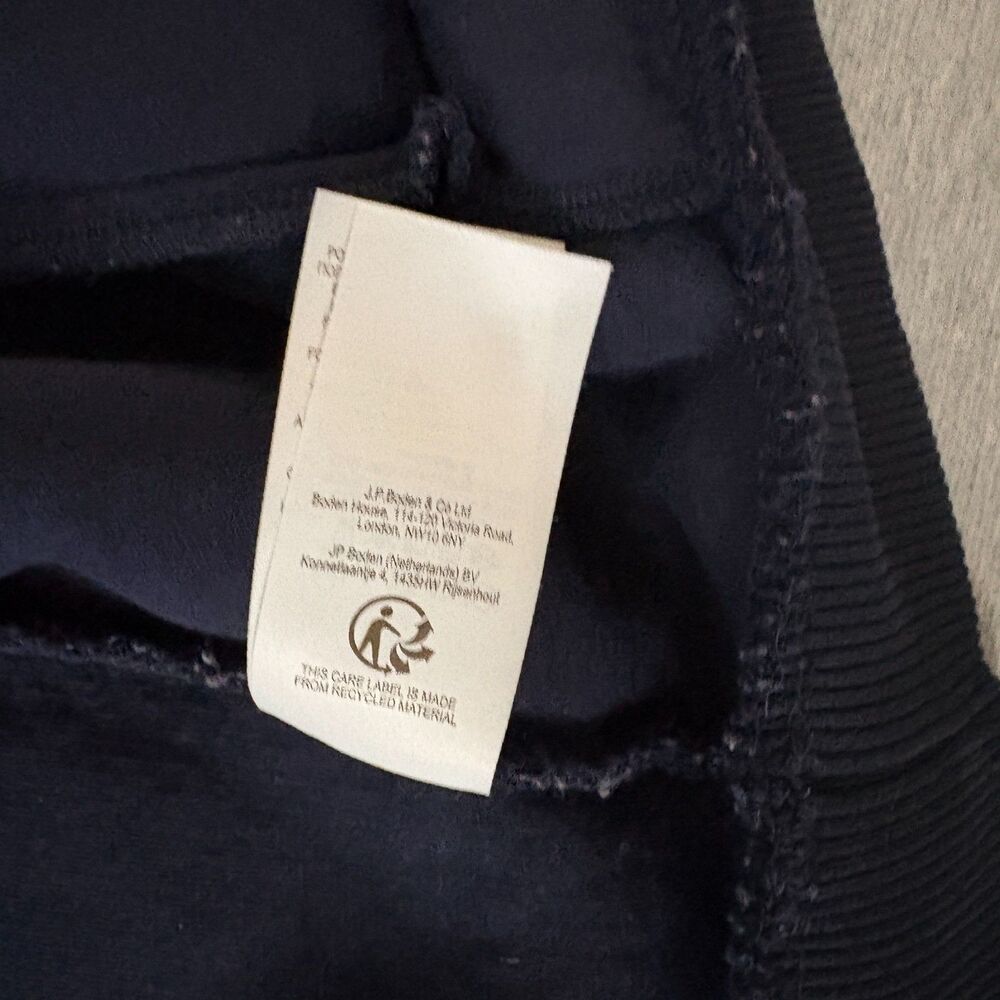Boden Women's Long Sleeve Teddy Bomber Full Zip Jacket SV3 Navy Blue XL - Picture 8 of 8